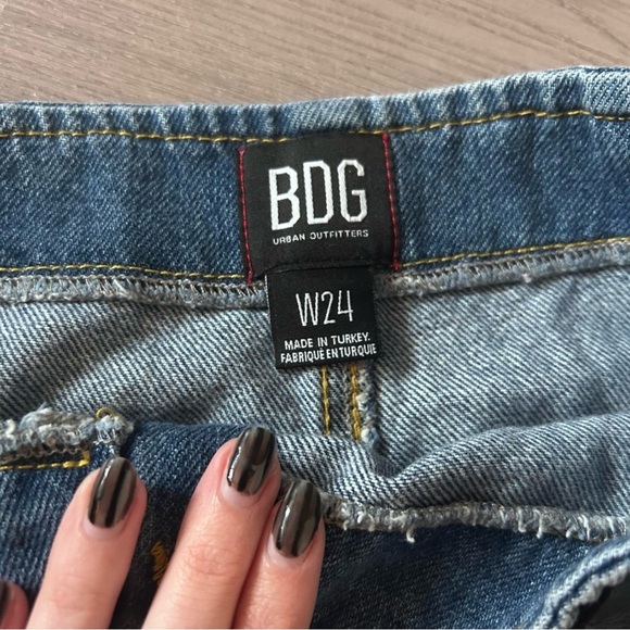 Vintage Denim Skort w/ Belt - Picture 4 of 4